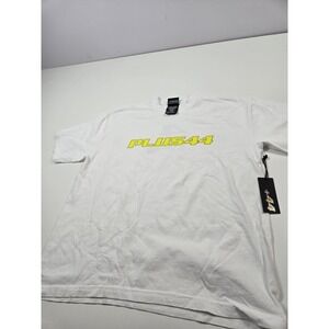 Plus44 Lewis Hamilton Shirt Men's Large White 2024 Graphic Racing F1 Grand Prix